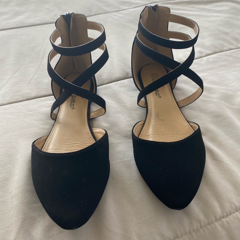 Black flats